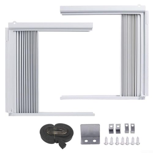 Verstellbares Seitenpaneel-Set für Fenster-Wechselstrom mit isoliertem Design, um Partikel und Lärm in der Luft zu blockieren, komfortables Raumklima und Energieeffizienz von Besttoolifes
