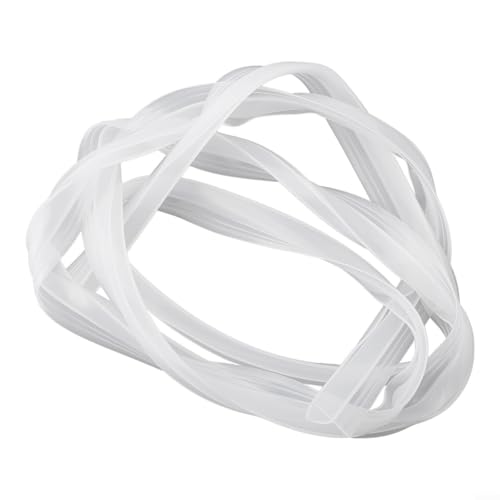 Wasserdichter Türdichtungsstreifen, 2 Meter lang, für Badezimmer und Glastüren, Silikon-Gummidichtung für 6 12 mm Lücken an Schiebetüren (12 mm) von Besttoolifes