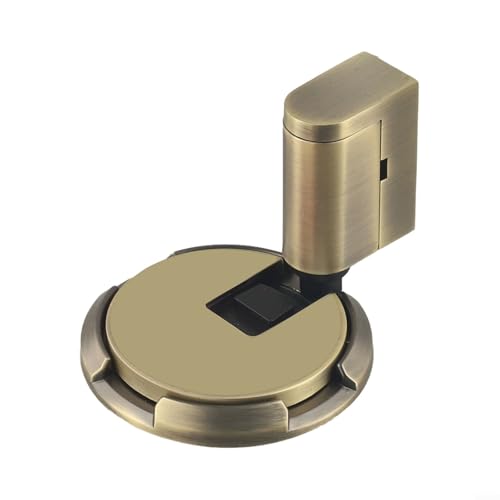 Windabweisender, bodenmontierter Türstopper lässt sich leicht an verschiedene Höhen anpassen und bietet gleichzeitig Vorteile zur Geräuschreduzierung (grüne Bronze) von Besttoolifes