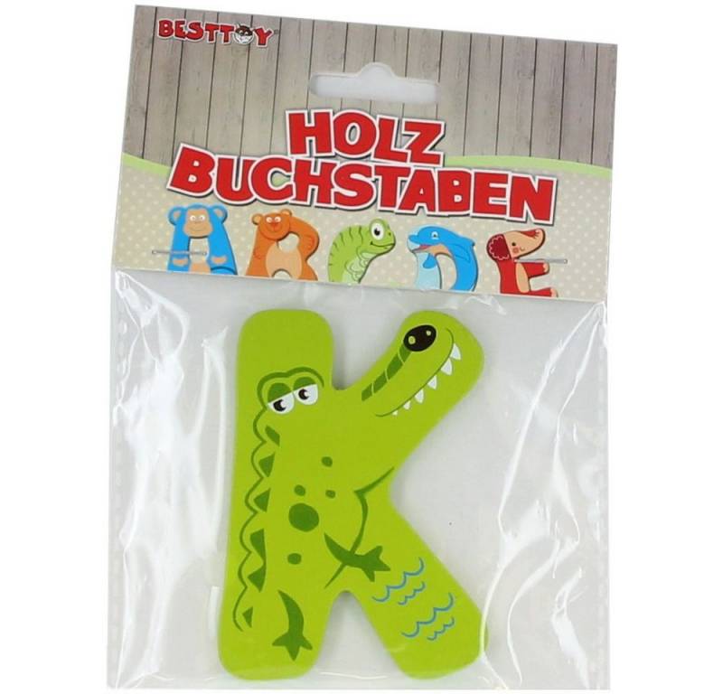 Besttoy Deko-Buchstaben Besttoy - Holzbuchstabe - K - grün Besttoy Deko-Buchstaben Besttoy - Holzbuchstabe - K - grün von Besttoy