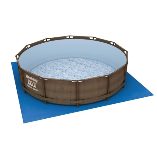 Bestway PE-Bodenplane 396 x 396 cm, blau, quadratisch von Bestway