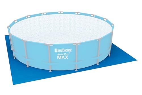 Bestway PE-Bodenplane 488 x 488 cm, blau, quadratisch Bestway PE-Bodenplane 488 x 488 cm, blau, quadratisch von Bestway