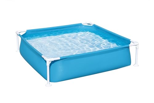 Bestway My First Frame Pool 122 x 122 x 30,5 cm, blau , eckig Bestway My First Frame Pool 122 x 122 x 30,5 cm, blau , eckig von Bestway