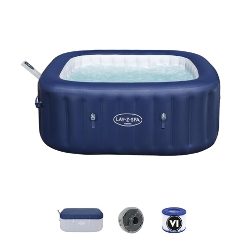 Bestway® Lay-Z-SPA® Energiespar-Whirlpool Hawaii AirJet™ mit App-Steuerung + integrierter UltraFit™ -Pumpeneinheit, für 6 Personen 180 x 180 x 71 cm, Kobaltblau Bestway® Lay-Z-SPA® Energiespar-Whirlpool Hawaii AirJet™ mit App-Steuerung + integrierter UltraFit™ -Pumpeneinheit, für 6 Personen 180 x 180 x 71 cm, Kobaltblau von Bestway