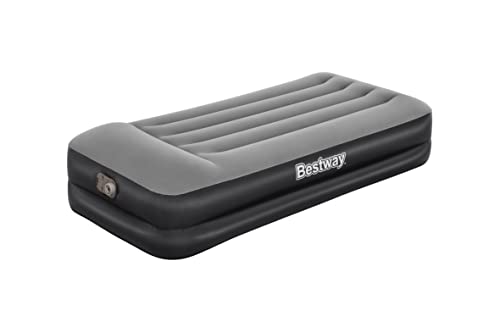 Bestway TriTech Luftbett Aerolux mit integrieter Elektropumpe Single XL/Mid 191 x 97 x 46 cm, Schwarz von Bestway