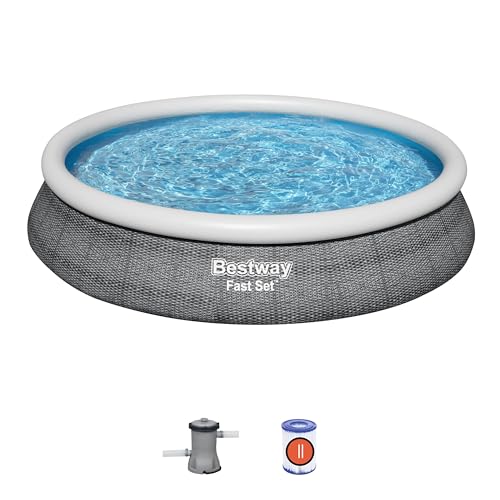 Aufblasbarer Pool Bestway 457 x 84 cm Grau 9677 L von Bestway