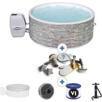 Aufblasbarer Whirlpool Bestway Lay-Z-Spa Vancouver Ø155x60 cm für 3-5 Personen mit Airjet, Abdeckung und Reinigungsset von Bestway