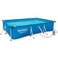 Aufstellpool- Set Bestway Deluxe Splash Frame Pool 300x201x66 cm Kartuschenfilter 1.249 l/h von Bestway