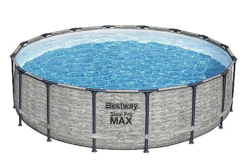 BESTWAY 5619E Steel PRO MAX 488 X 122 cm POOLSET, Mehrfarbig von Bestway