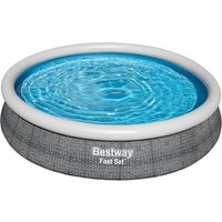 BESTWAY Pool, 5377 l, Ø: 366 cm, für 5 Personen - grau von Bestway