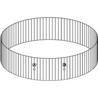 Ersatzteil Stahlwandrahmen (granitgrau) für Hydrium™ Stahlwandpool ø 300 x 120 cm, rund - Bestway von Bestway