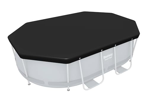 Bestway PVC-Abdeckplane 305 x 184 cm, schwarz, oval von Bestway