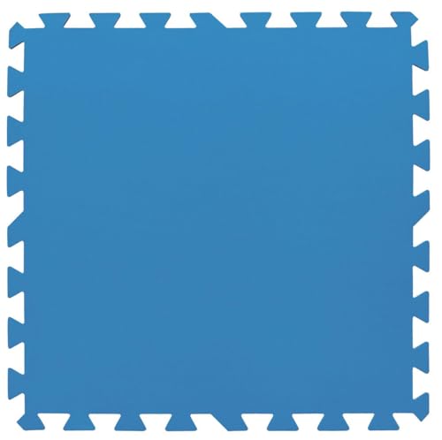 Bestway 14352 Set mit 9 Bodenschutzmatten, blau, 50 cm x 50 cm x 50 cm x 0,2 cm von Bestway