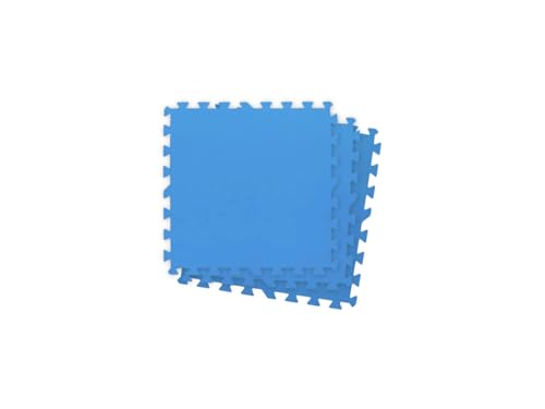 Bestway Pool-Bodenschutzfliesen Set 9 Stück á 50 x 50 cm, blau von Bestway