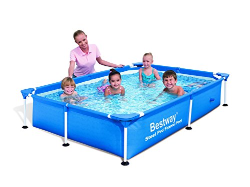 Bestway 56040 Frame Pool Stahlrahmenbecken 221 x 150 x 43 cm "Splash Jr." von Bestway