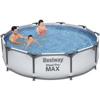 Bestway 56408 Rund Aufstellpool Stahl Pro Max 305x76 cm von Bestway