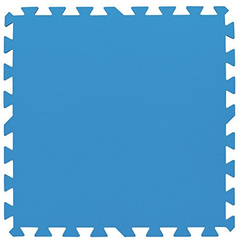 Bestway 58220 Pool Bodenschutz Fliesen Set 8 Stück, Blau, 50 x 50 cm von Bestway