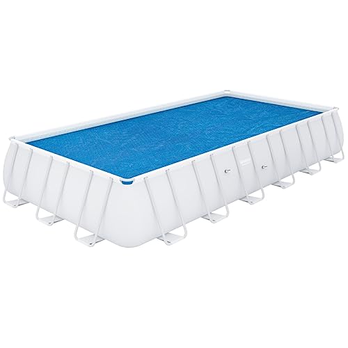 Bestway 58228 Solarabdeckung 703 x 366 cm für rechteckige Aufstellbecken (671 x 366 cm oder 732 x 366 cm) von Bestway