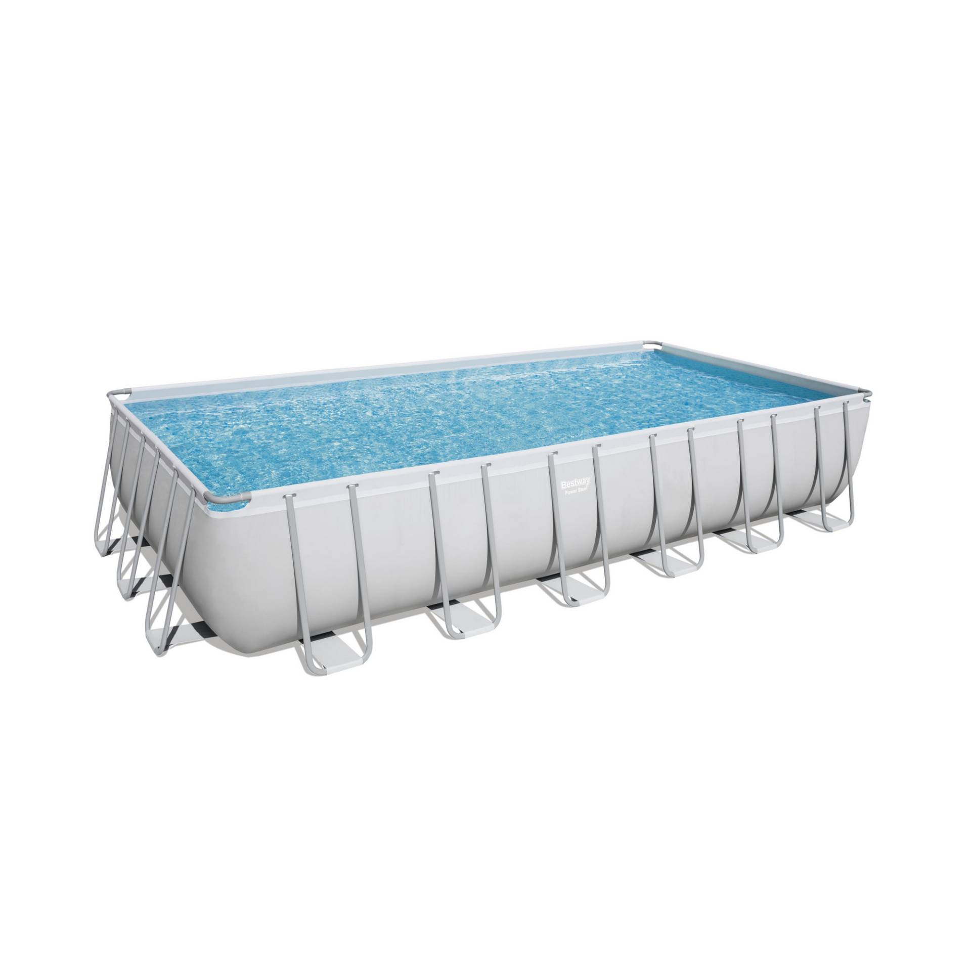 Bestway Aufstellpool-Komplett-Set 'Power Steel' grau 732 x 366 x 132 cm von Bestway