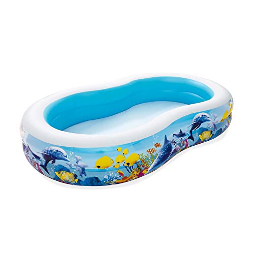 Bestway Family Pool, Sea Ground, 262 x 157 x 46 cm von Bestway