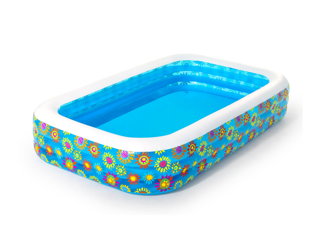 Bestway Familienpool Fantasia Planschbecken Aufblasbar Garten Kinderpool Schwimmbecken - LxB: 305x183 cm, 56 cm hoch, aufblasbar, PVC von Bestway