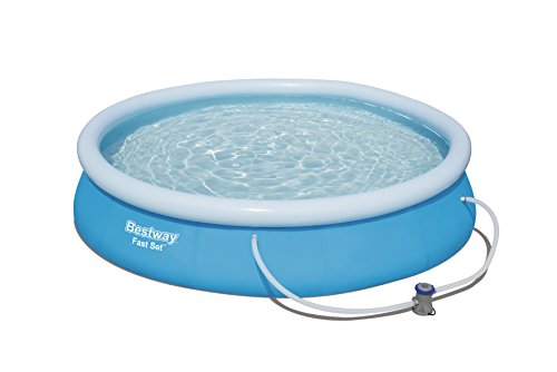 Bestway Fast Set Pool mit Filterpumpe, 366 x 76 cm, blau von Bestway