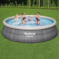 Fast Set Pool + Filterpumpe Schwimmbecken Planschbecken Familienpool - Bestway von Bestway