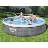 Bestway - Fast Set Pool-Set mit Pumpe Aufblasbar 396x84 cm von Bestway