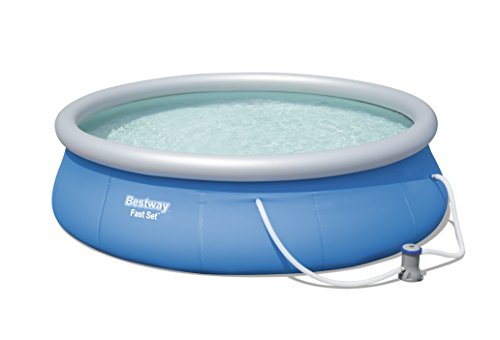 Bestway Fast Set Pool mit Filterpumpe, 396 x 84 cm, blau von Bestway