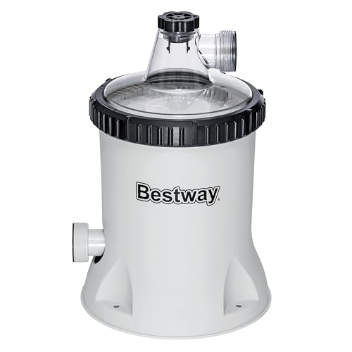 Bestway Filterpumpe, 5.678 l, mit Polysphere-Kugeln, für oberirdischen Pool – 27,2 cm x 27,2 cm x 42,1 cm – Grau Bestway Filterpumpe, 5.678 l, mit Polysphere-Kugeln, für oberirdischen Pool – 27,2 cm x 27,2 cm x 42,1 cm – Grau von Bestway