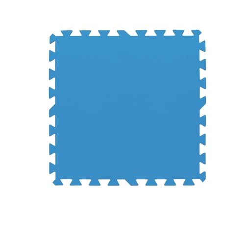 Bestway | Flowclear Pool-Bodenschutzfliesen | 9 Stück á 50 x 50 cm | Blau | ideal um Schutz des Poolbodens und des Rasens von Bestway