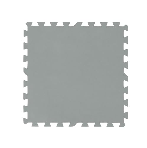 Bestway | Flowclear Pool-Bodenschutzfliesen XL-Pack | 18 Stück á 50 x 50 cm | Grau | ideal um Schutz des Poolbodens und des Rasens von Bestway