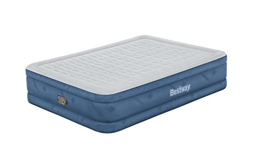 Bestway Fortech Luftbett Snugable Top mit integrierter Elektropumpe Double XL/Mid 203 x 152 x 46 cm von Bestway