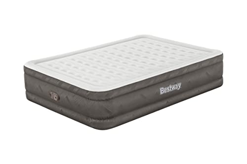 Bestway Fortech Luftbett mit integrierter Elektropumpe Double XL/Mid 203 x 152 x 46 cm von Bestway