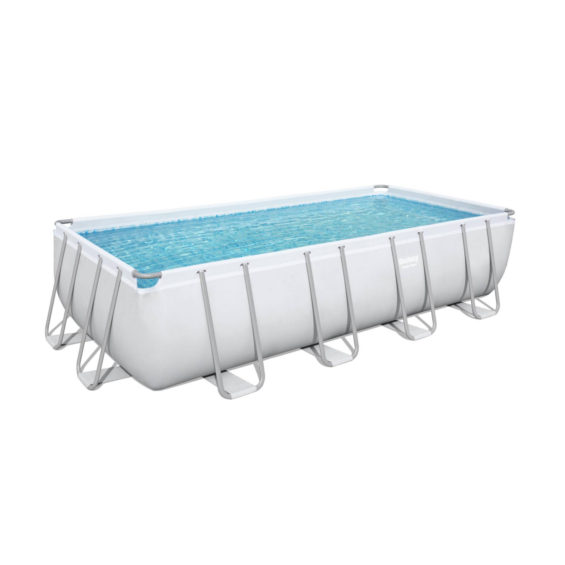 Bestway Frame-Pool-Set 'Power Steel' 549 x 274 x 122 cm mit Sicherheitsleiter und Sandfilter von Bestway