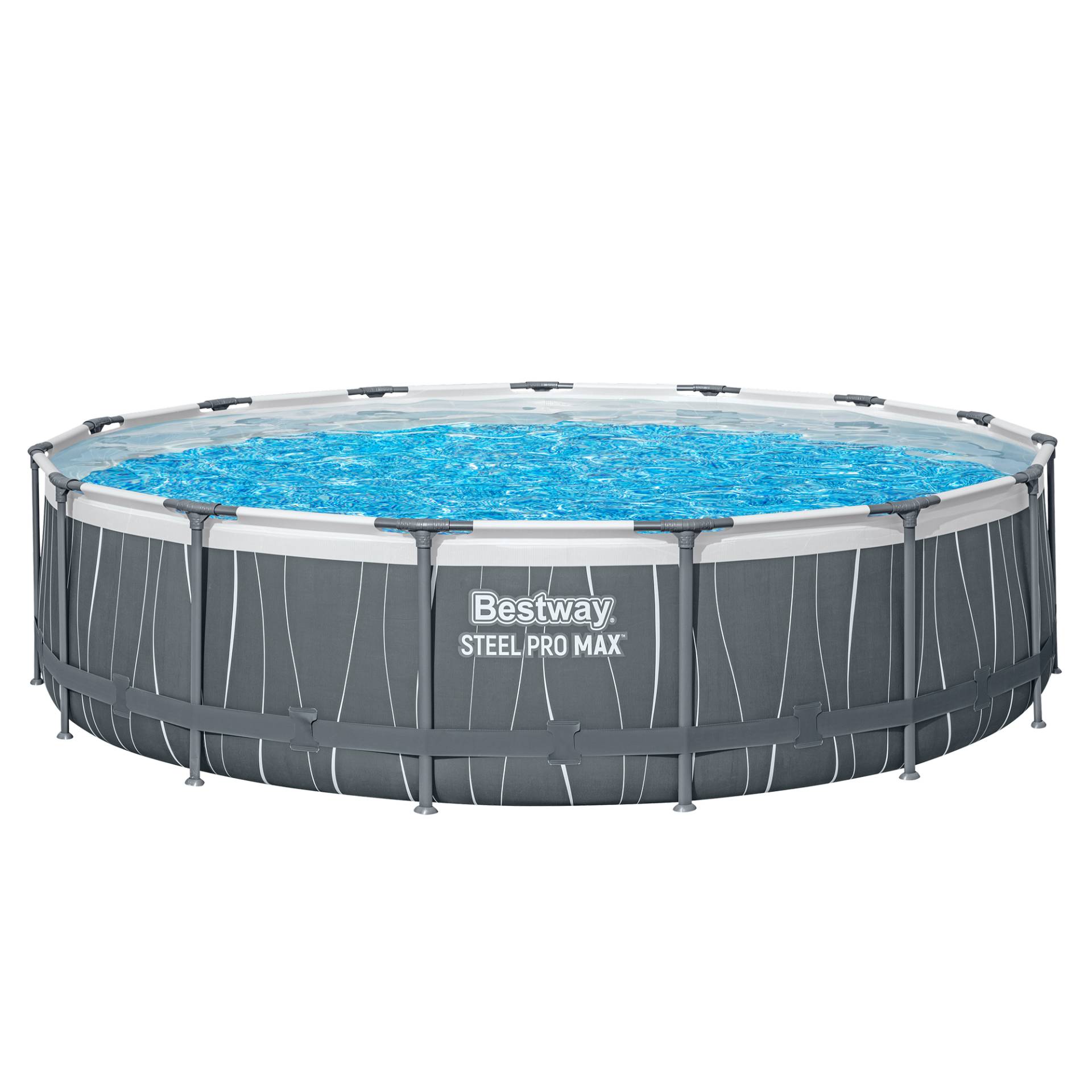 Bestway Frame-Pool-Set 'Steel Pro MAX™' Ø 457 x 107 cm mit Filterpumpe von Bestway