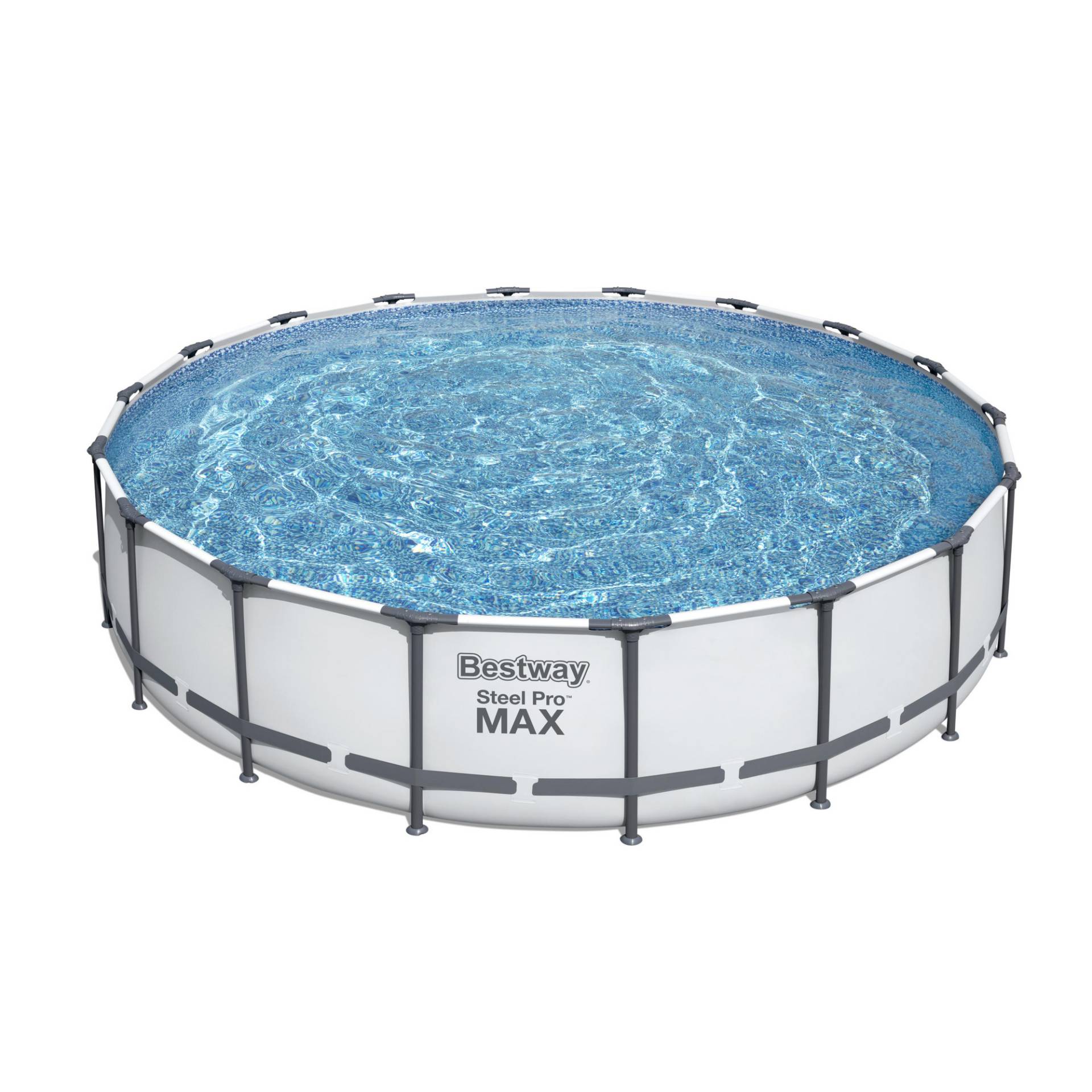 Bestway Frame-Pool-Set 'Steel Pro Max' Ø 549 x 122 cm mit Sicherheitsleiter und Kartuschenfilter von Bestway