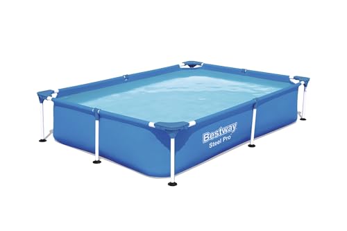 Bestway Frame Pool "Splash Jr. - Steel Pro" 221 x 150 x 43 cm, blau von Bestway