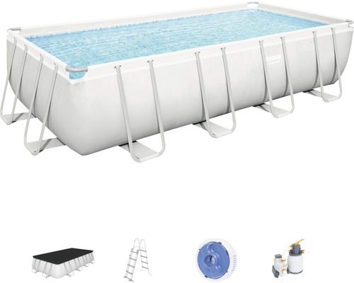 Bestway Framepool Aufstellpool Swimming Pool Schwimmbecken Abdeckplane Eckig B-Ware von Bestway
