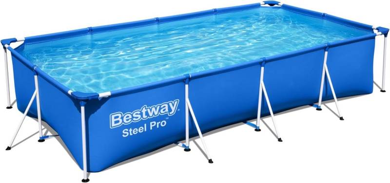 Bestway Framepool Bestway Steel Pro Frame Pool ohne Pumpe 400 x 211 x 81 cm (1-tlg) von Bestway