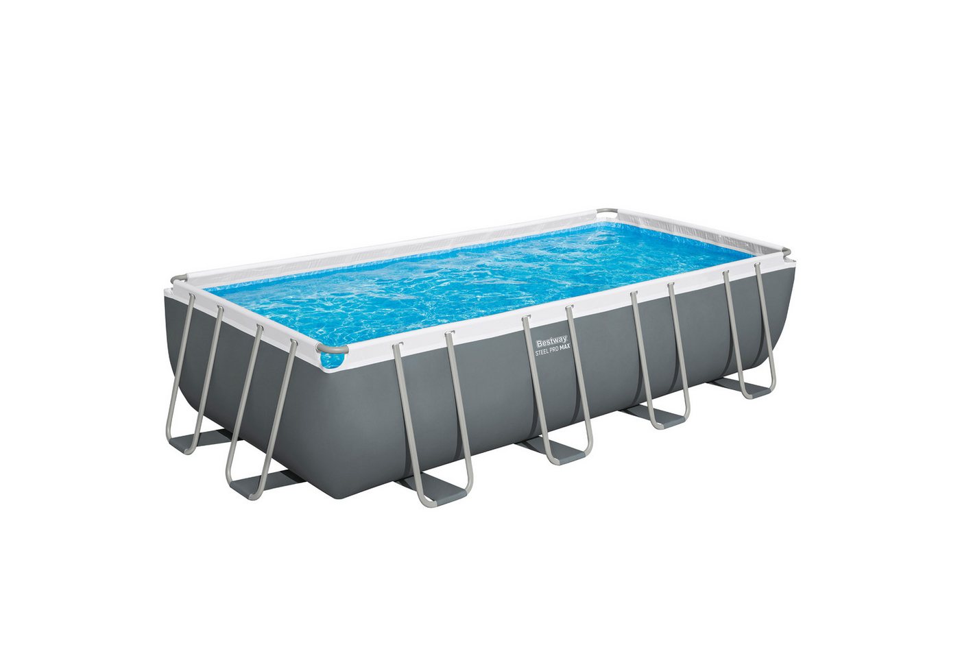 Bestway Framepool Steel Pro MAX™ (Packung, ohne Zubehör), 549 x 274 x 122 cm von Bestway