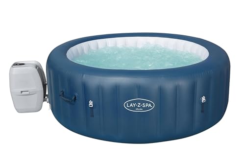 Bestway LAY-Z-SPA Milan AirJet Plus™ WiFi Whirlpool, 196 x 71 cm, mit App-Steuerung, 4-6 Personen, rund, blau von Bestway