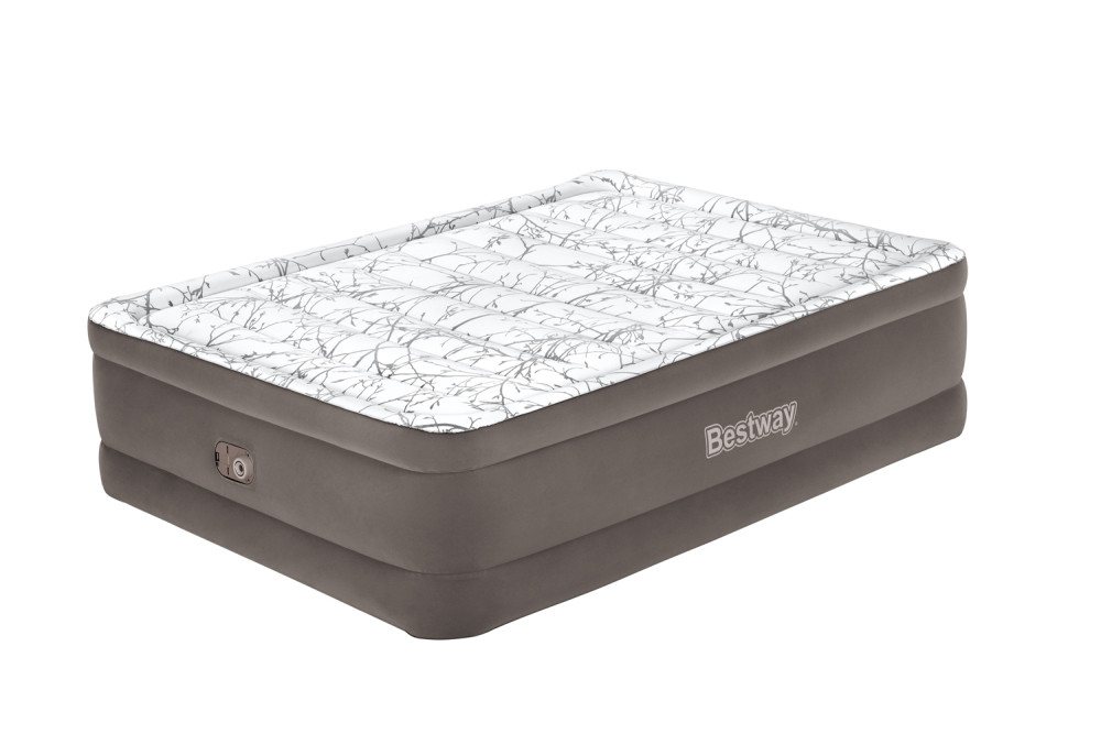 Bestway Luftbett Bestway TriTech Doppelluftbett Fashion Flock mit integrierter Elektrop von Bestway