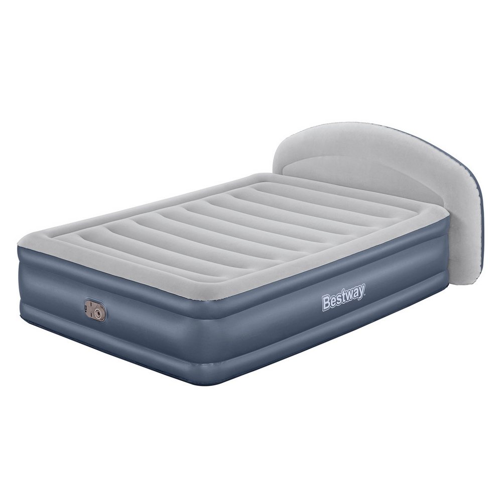 Bestway Luftbett Bestway TriTech Doppelluftbett mit integrierter Elektropumpe & Kopftei von Bestway