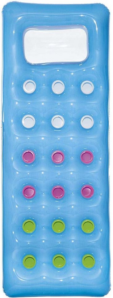 Bestway Luftmatratze Luftmatratze mit Fenster Fashion Lounge 188 x 71 cm - Blau von Bestway