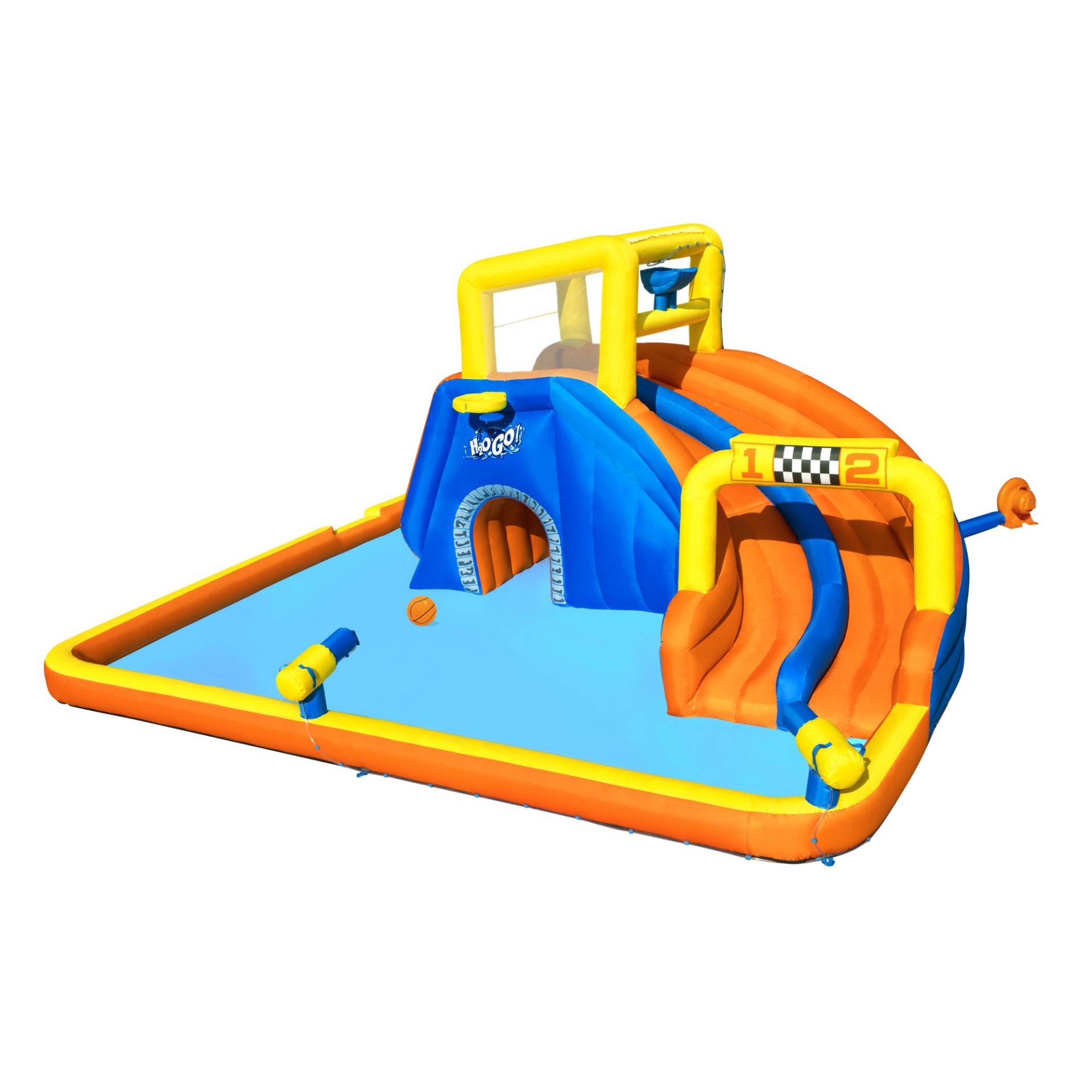Bestway Mega-Wasserpark 'H2OGO! Speedway' bunt 551 x 502 x 265 cm von Bestway