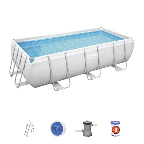 Bestway POOL OUTS POOL 404 x 201 x 100 cm Rechteckig Power Steel™ Pool Rohrbecken von Bestway