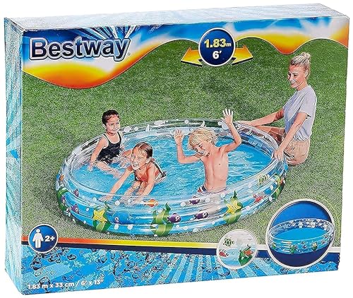 Bestway 51005B-03 - Planschbecken Deep Dive,183 x 33 cm von Bestway