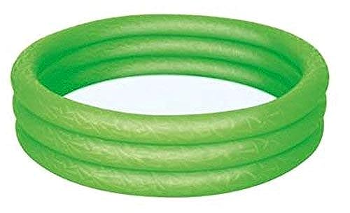 Bestway Planschbecken Kinderpool Pool 3-Ring Embossing (152 x 152 x 30 cm (Grün)) von Bestway