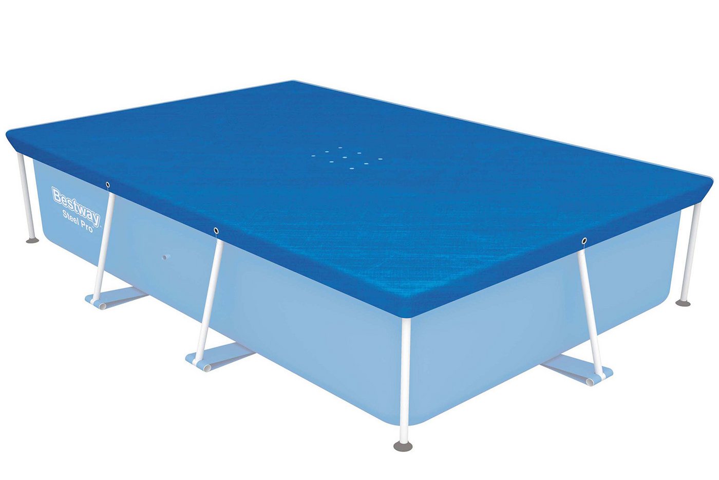 Bestway Pool-Abdeckplane 264 x 174 cm, blau, eckig von Bestway